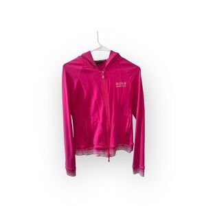 BCBGMaxAzria  Fuchsia Hoodie Jacket